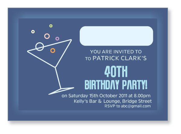 40s to 50s Party Invite 5303 - Jaycee
