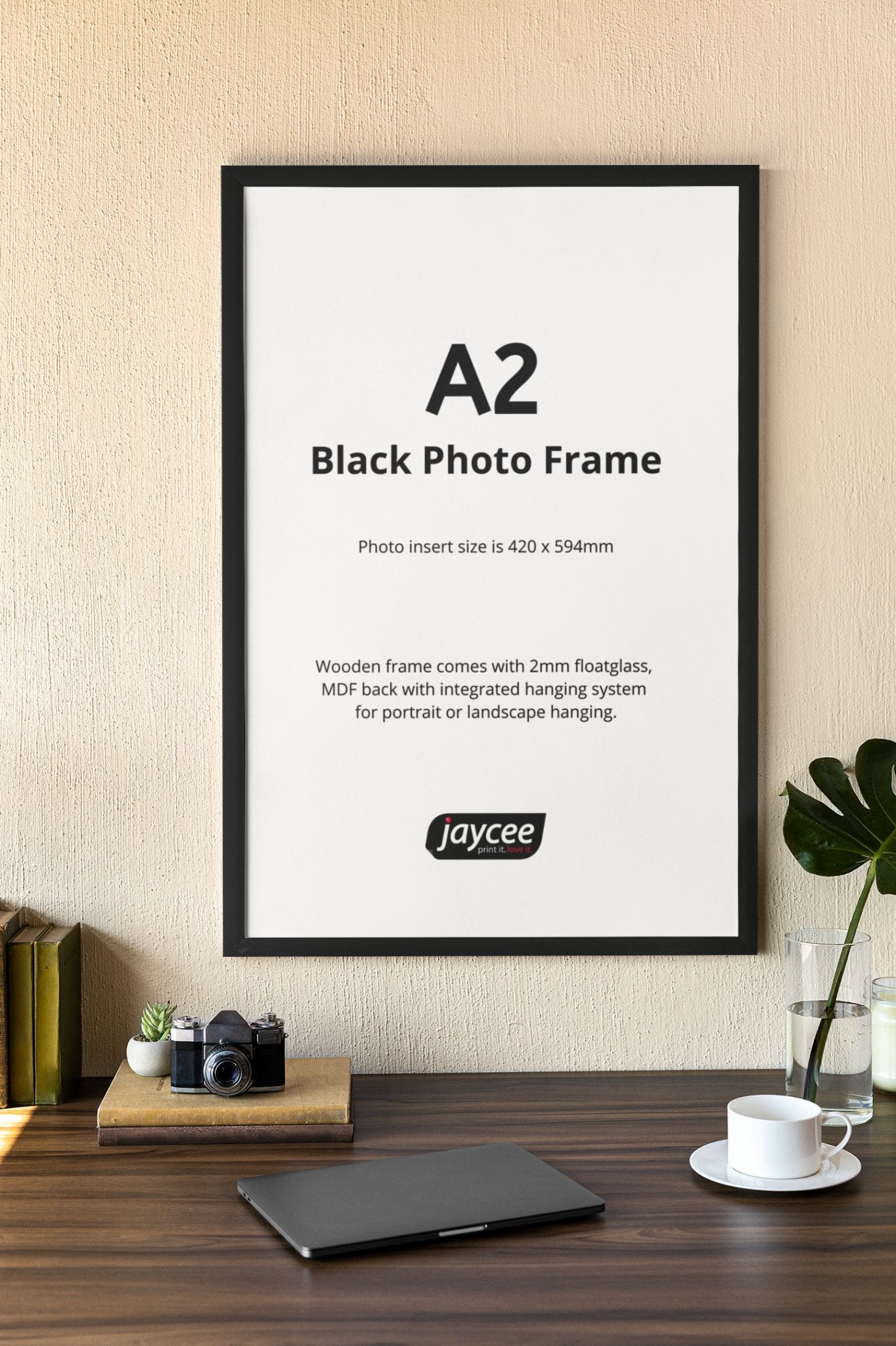 A2 Black Photo Frame - Jaycee