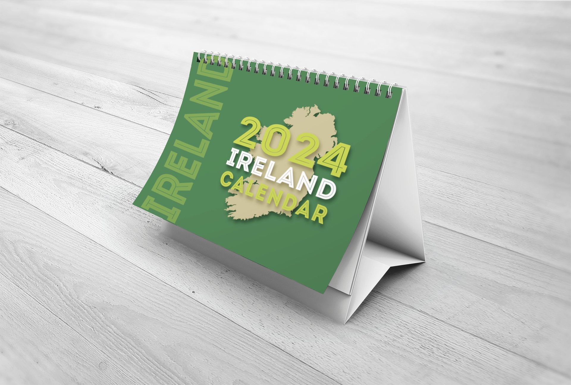 Ireland 2024 A5 Desk Calendar - Jaycee