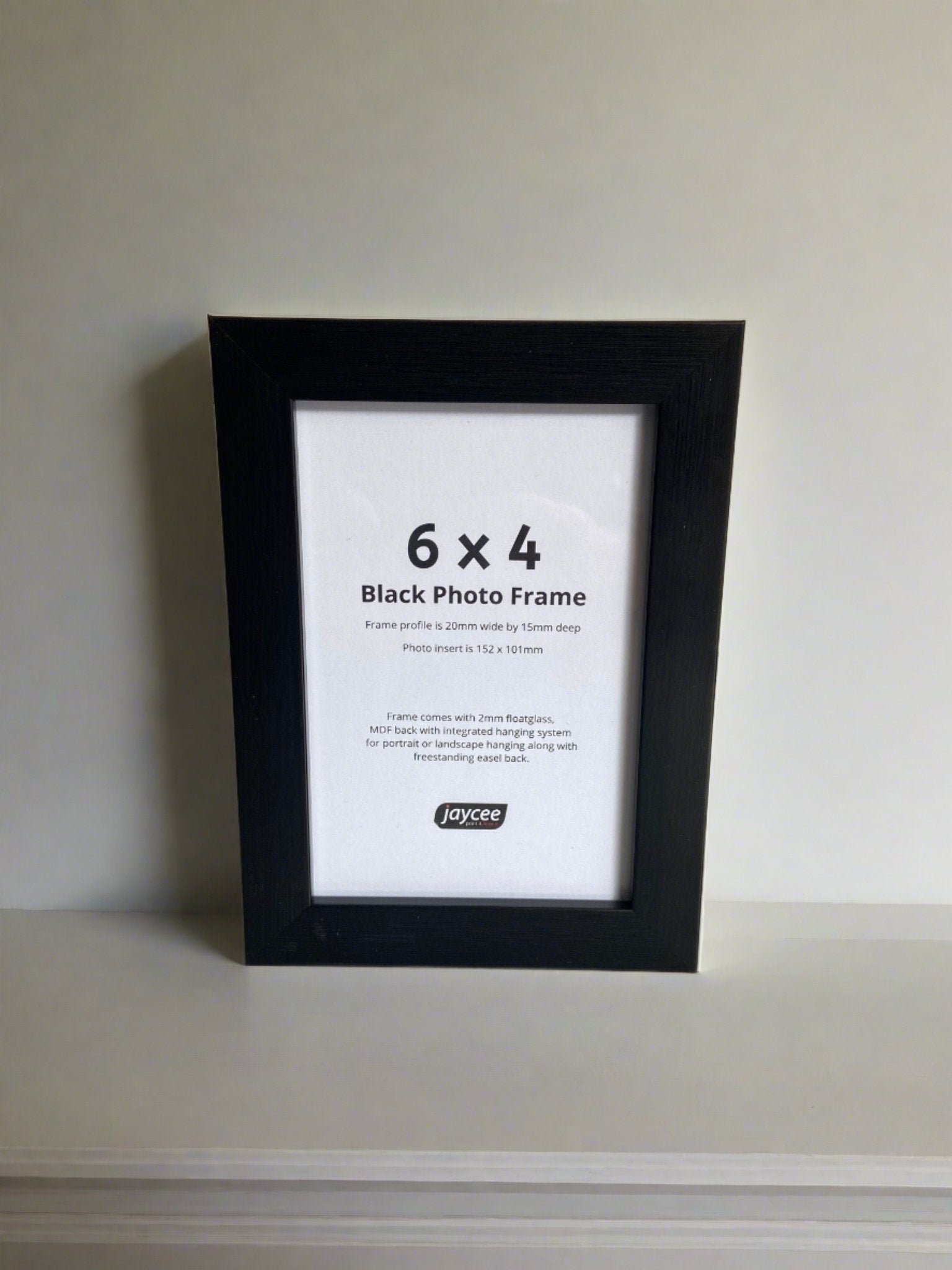 6x4 Black Photo Frame - Jaycee