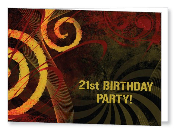 20s to 30s Party Invite 5248 Folded - Jaycee