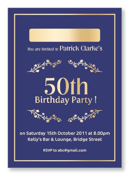 40s to 50s Party Invite 5323 - Jaycee