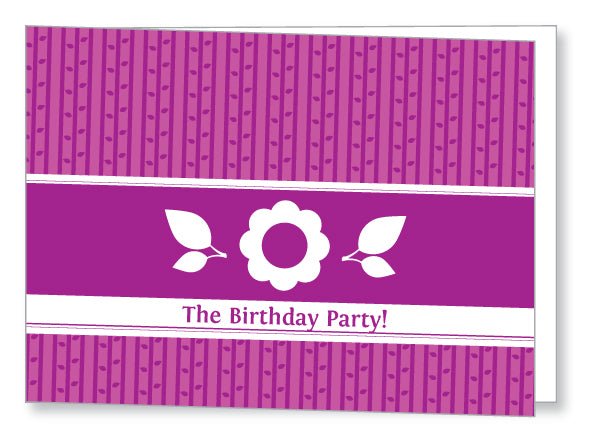 40s to 50s Party Invite 5346 Folded - Jaycee
