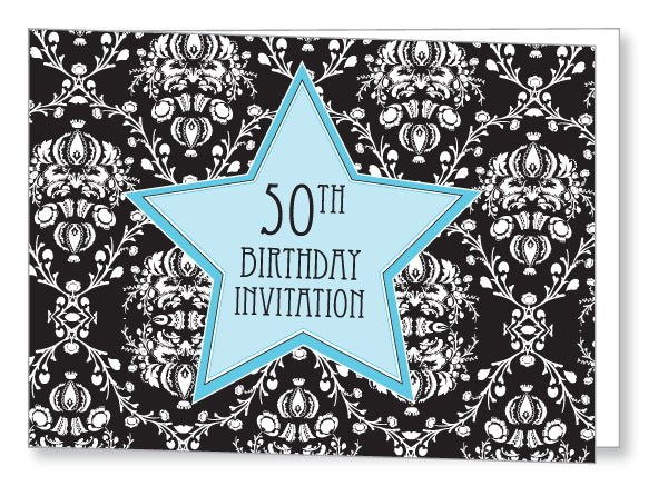 40s to 50s Party Invite 5347 Folded - Jaycee