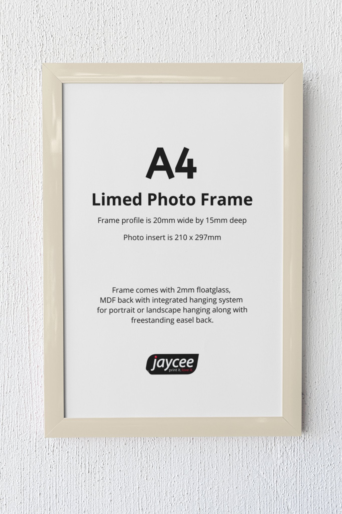 A4 Limed Photo Frame - Jaycee