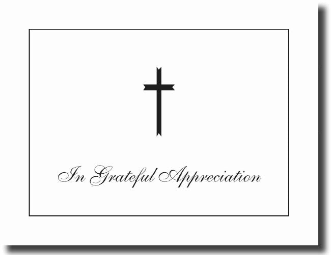 Acknowledgment Card Single 1411 - Jaycee