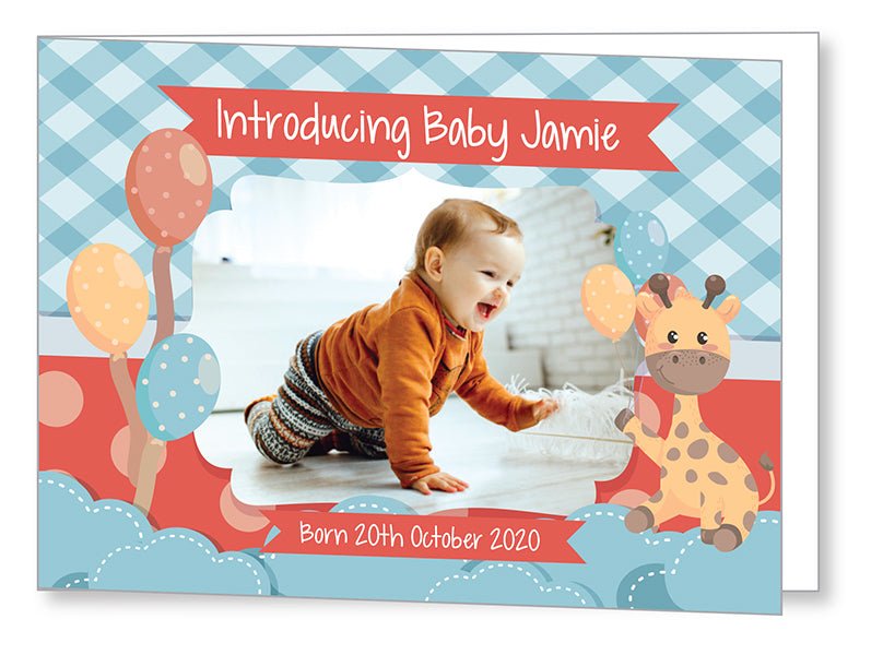 Baby Card 5545 Folded - Jaycee