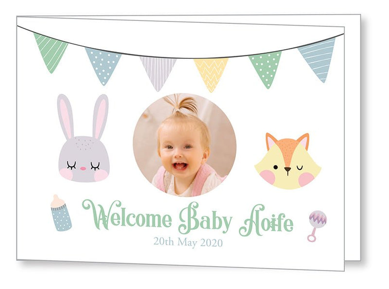 Baby Card 5547 Folded - Jaycee