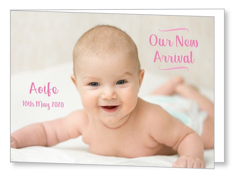 Baby Card 5549 Folded - Jaycee