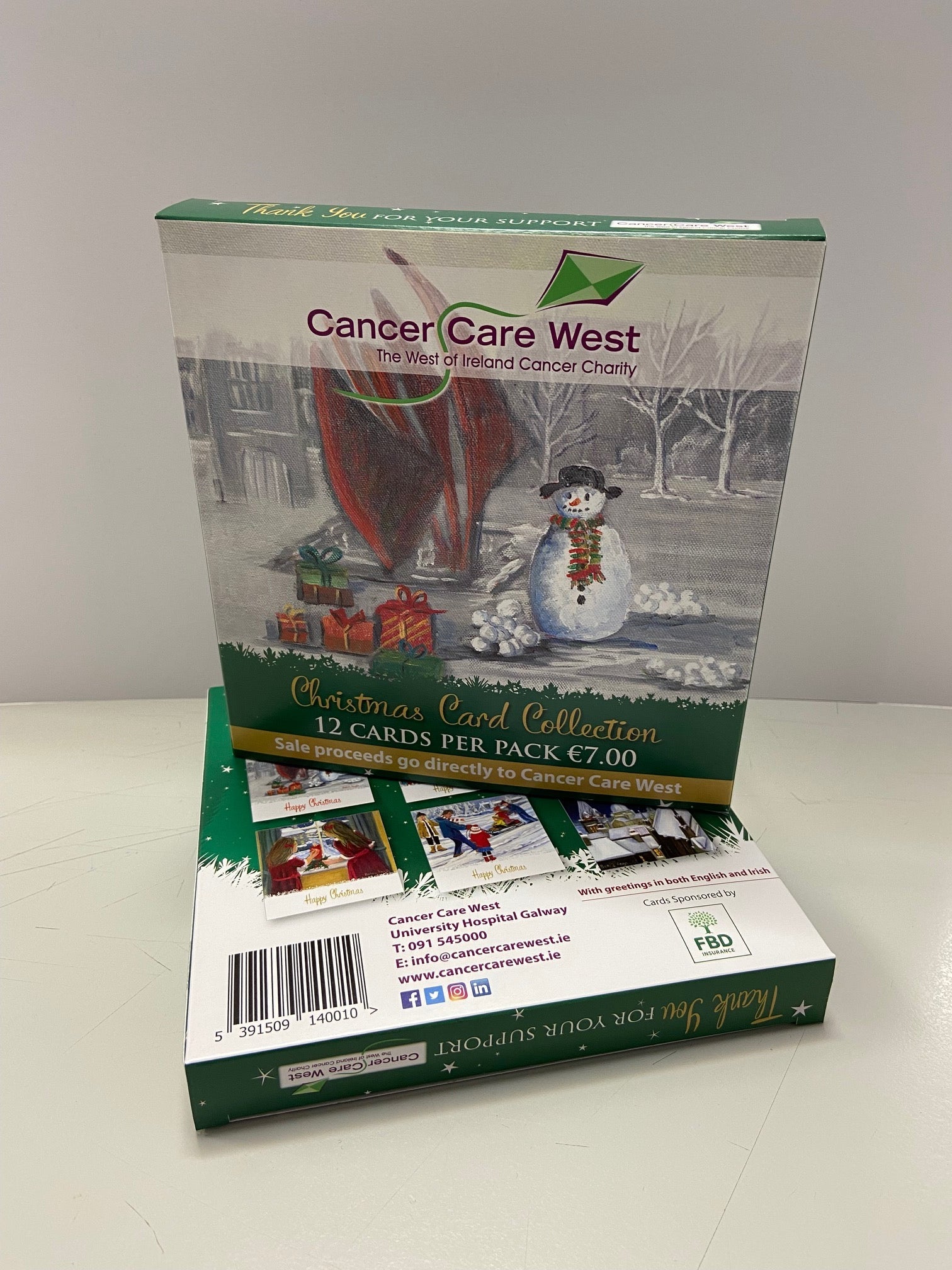 Cancer Care West 2023 Christmas Cards - pack of 12 - Jaycee