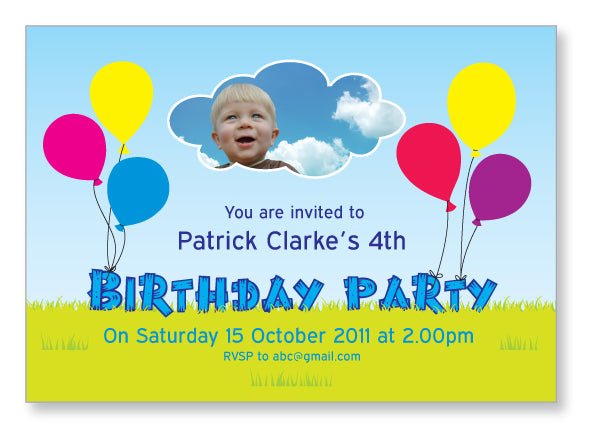 Kids Party Invite 5004 - Jaycee