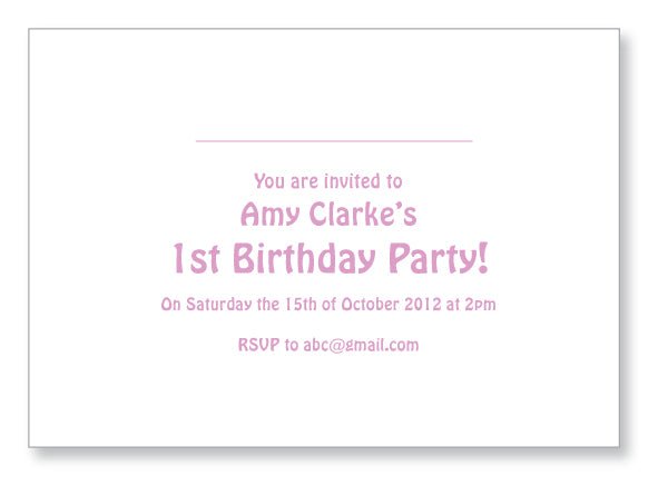 Kids Party Invite 5041 Folded - Jaycee