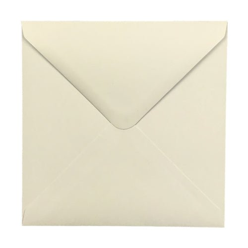 Square 155mm Classic Cream Envelope - Jaycee
