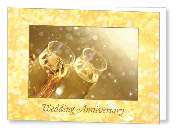 Wedding Anniversary Invite 5444 Folded - Jaycee